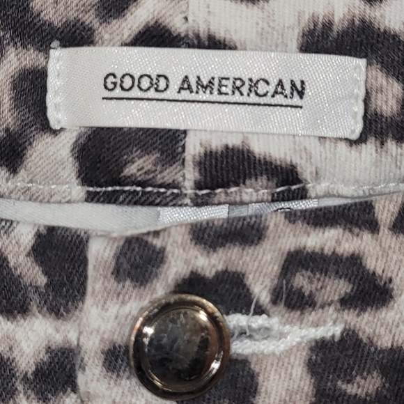 + Good American Good Waist Crop Animal print jeans - Picture 11 of 12